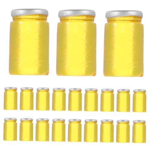 BESTonZON 30 Stück Maßstab Resin Dollhouse Küchen Deko Zubehör für Puppenhaus Miniatur Lebensmittel DIY Mikro Landschaft Fotorequisite von BESTonZON