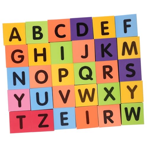 BESTonZON 30 Stück Teiliges Badespielzeug Eva Zahlen und Buchstabenblöcke Bunte Schimmelresistente Leichte Badezimmer Spielsteine für Fördert Farben und Buchstabenerkennung von BESTonZON