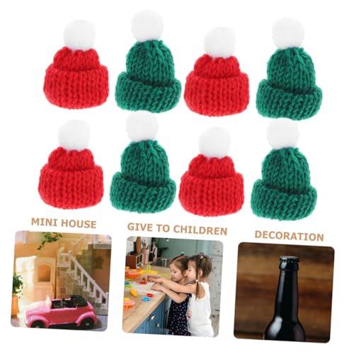 BESTonZON 30stücke Mini-weihnachtsmützen Zum Basteln Gestrickt Für Weinflaschen Puppenzubehör Weihnachtsdekoration DIY-projekte Weihnachtsbaumschmuck BESTonZON 30stücke Mini-weihnachtsmützen Zum Basteln Gestrickt Für Weinflaschen Puppenzubehör Weihnachtsdekoration DIY-projekte Weihnachtsbaumschmuck von BESTonZON