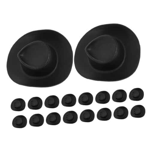 BESTonZON 30 Stück Teiliges Miniatur Cowboy Hüte aus Kunststoff Kleine DIY Accessoires für Puppendekor Partydeko und Puppenhaus Vielseitige Mini Hüte für Kreative Bastelprojekte BESTonZON 30 Stück Teiliges Miniatur Cowboy Hüte aus Kunststoff Kleine DIY Accessoires für Puppendekor Partydeko und Puppenhaus Vielseitige Mini Hüte für Kreative Bastelprojekte von BESTonZON