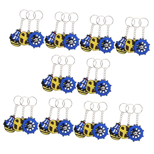 BESTonZON 30 Stück Teiliges Piratenschlüsselanhänger aus Weichem PVC Detailreiches Design mit und Schatztruhe Sommer Partygeschenke und Klassenzimmerpreise für Jungen BESTonZON 30 Stück Teiliges Piratenschlüsselanhänger aus Weichem PVC Detailreiches Design mit und Schatztruhe Sommer Partygeschenke und Klassenzimmerpreise für Jungen von BESTonZON