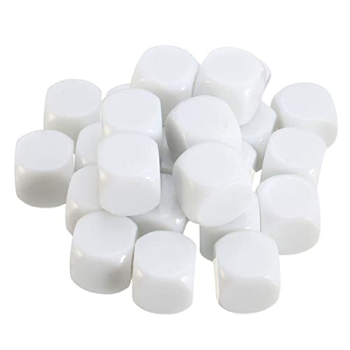 BESTonZON 30 Stück 16 Mm Quadratische Blöcke Schaumstoffwürfel-Set Glänzende Seitenwürfel Für Würfelspiel & von BESTonZON