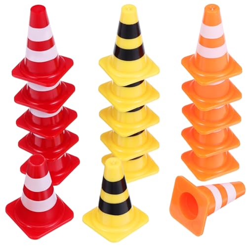 BESTonZON 30 Teiliges Mini Verkehrskegel Kleine Bunte Verkehrszeichen für Kompakt Vielseitig Einsetzbar Pädagogisches Verkehrssicherheits und Straßenschild Lernspielzeug BESTonZON 30 Teiliges Mini Verkehrskegel Kleine Bunte Verkehrszeichen für Kompakt Vielseitig Einsetzbar Pädagogisches Verkehrssicherheits und Straßenschild Lernspielzeug von BESTonZON