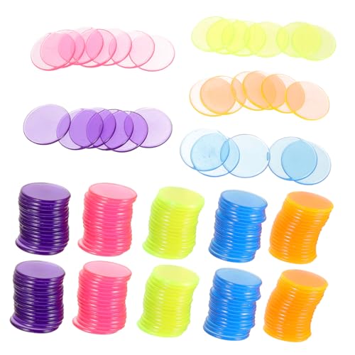 BESTonZON 300 Stück Bingo-Chips Spiele Pokerwürfel Pokerkarten Spielchips Jetons Münzzähler faschingsaccessoires familienspiel Bingo Chips Bingo-Marker-Chips Belohnungschips Plastik BESTonZON 300 Stück Bingo-Chips Spiele Pokerwürfel Pokerkarten Spielchips Jetons Münzzähler faschingsaccessoires familienspiel Bingo Chips Bingo-Marker-Chips Belohnungschips Plastik von BESTonZON