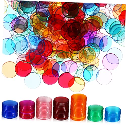 BESTonZON 300 Stück Bingo Chips Transparente Farbmarkierer für Bingo Spiele Zählchips für Klassenzimmer Karneval und Partys Langlebig und Kinderfreundlich BESTonZON 300 Stück Bingo Chips Transparente Farbmarkierer für Bingo Spiele Zählchips für Klassenzimmer Karneval und Partys Langlebig und Kinderfreundlich von BESTonZON