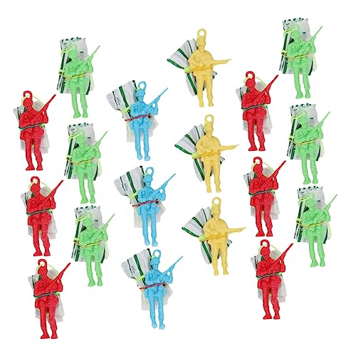BESTonZON 30Stücke Outdoor für Teiliges Fallschirm für Jungen und Handwurf Fallschirme für Simulation und Kreative Spiele im Freien BESTonZON 30Stücke Outdoor für Teiliges Fallschirm für Jungen und Handwurf Fallschirme für Simulation und Kreative Spiele im Freien von BESTonZON