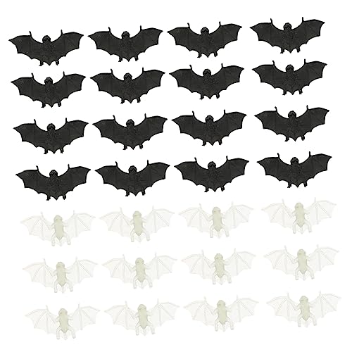 BESTonZON 30st Fledermaus- Dinosaurier-fingerspielzeug Halloween- Fledermaus-Ornament Lustig Fußabtreter Fledermauslampe Glühstäbe Fledermaus Plüschtier Glühstock Plastik BESTonZON 30st Fledermaus- Dinosaurier-fingerspielzeug Halloween- Fledermaus-Ornament Lustig Fußabtreter Fledermauslampe Glühstäbe Fledermaus Plüschtier Glühstock Plastik von BESTonZON