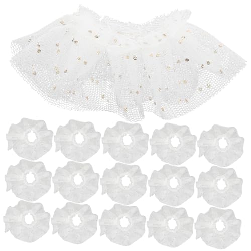 BESTonZON 30st Mini-Tutu-Rock Maschine Mädchen Outfits Flauschige Dekoration Minirock Dolly Auto Kleines Puppenhaus Kunstblumen Für Fee Puppenspielzeug Prinzessin Stoff Beige BESTonZON 30st Mini-Tutu-Rock Maschine Mädchen Outfits Flauschige Dekoration Minirock Dolly Auto Kleines Puppenhaus Kunstblumen Für Fee Puppenspielzeug Prinzessin Stoff Beige von BESTonZON
