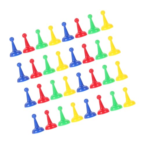 BESTonZON 32 Stück Fliegendes Schachbrettspielzubehör Spielmarken Für Brettspiel Brettspiele Spielfiguren Spielmarken Schach Ersatz Schachbrettzubehör Schach Für Brettspiel von BESTonZON