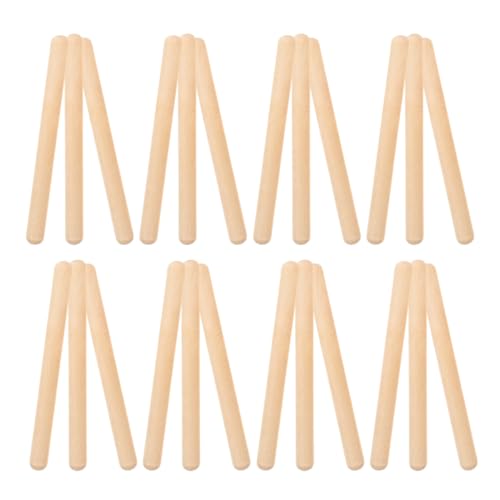 BESTonZON 32 Stück Teiliges Rhythmus Sticks aus Holz für Musikinstrumente für Frühkindliche Bildung zum Erlernen von Rhythmus und Klangtechnik BESTonZON 32 Stück Teiliges Rhythmus Sticks aus Holz für Musikinstrumente für Frühkindliche Bildung zum Erlernen von Rhythmus und Klangtechnik von BESTonZON