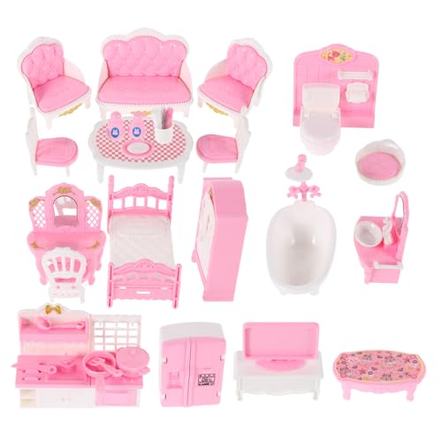 BESTonZON 32-Teiliges Set Mini-Spielhausspielzeug Kinderspielzeug Kleinkindspielzeug Puppenhaus Rollenspiel Set Miniaturartikel Zubehör für Puppenhäuser Plastik BESTonZON 32-Teiliges Set Mini-Spielhausspielzeug Kinderspielzeug Kleinkindspielzeug Puppenhaus Rollenspiel Set Miniaturartikel Zubehör für Puppenhäuser Plastik von BESTonZON