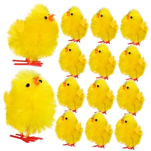 BESTonZON 36 Stk Dekoratives Küken Osterküken Küken Osterdeko Küken-partygeschenke Mini Flauschige Küken Gefälschte Osterhühner Hähnchen Stofftier Hahn Chemiefaser Und Kunststoff Yellow BESTonZON 36 Stk Dekoratives Küken Osterküken Küken Osterdeko Küken-partygeschenke Mini Flauschige Küken Gefälschte Osterhühner Hähnchen Stofftier Hahn Chemiefaser Und Kunststoff Yellow von BESTonZON