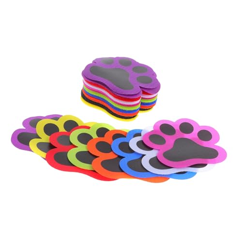 BESTonZON 36 Stück Aufkleber Zur Teppichpositionierung Lehrerbedarf Für Teppichmarker Für Das Klassenzimmer Teppichpunkte Für Wild Bodenflecken Im Klassenzimmer Neuheit Floor Sticker Nylon von BESTonZON