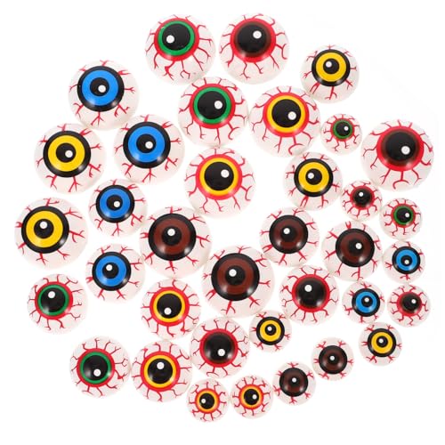 BESTonZON 36 Stück Fake Augen Halloween Augapfel Requisiten Gruselige Partydekoration für Halloween Ergänzung und Gruseligen BESTonZON 36 Stück Fake Augen Halloween Augapfel Requisiten Gruselige Partydekoration für Halloween Ergänzung und Gruseligen von BESTonZON