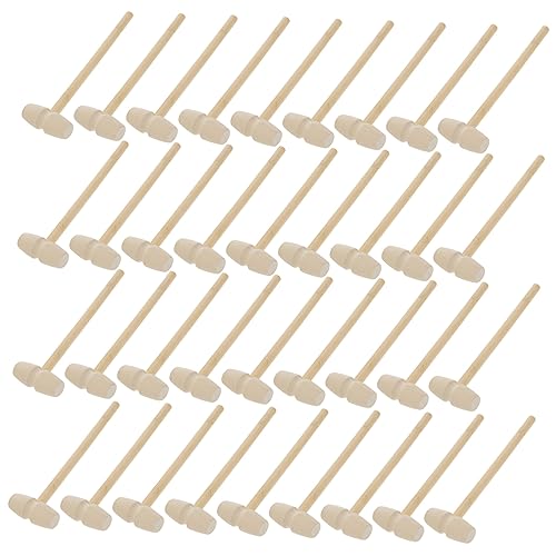 BESTonZON Interaktives Holzhammer-Spielzeug Für Kinder 36-teiliges Set Lustiges Hammer-Spielzeug Für Kinder Entwicklung Der Motorischen Fähigkeiten von BESTonZON