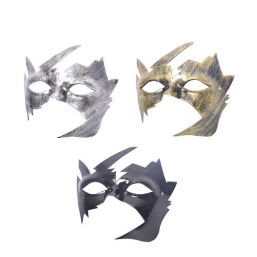 BESTonZON 3st Tanz-make-up-requisite Karneval Party Maske Strass-maskerade Bilden Halloween-maske Strass Maskerade Maske Antike Maske Venezianische Partymaske Oper Gesichtsmaske Cosplay von BESTonZON