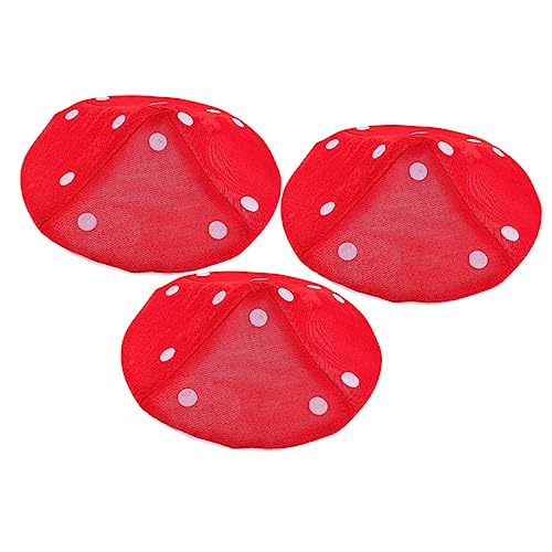 BESTonZON 3St Pilzhut Kröte Hut Pilz Kostüm Kostümhut Neuheit Hüte Pilz-Stirnband-Kopfbedeckung kinderkostüme igelkostümkinder Rollenspiel lustiger Hut für Pilzmütze Stoff rot BESTonZON 3St Pilzhut Kröte Hut Pilz Kostüm Kostümhut Neuheit Hüte Pilz-Stirnband-Kopfbedeckung kinderkostüme igelkostümkinder Rollenspiel lustiger Hut für Pilzmütze Stoff rot von BESTonZON