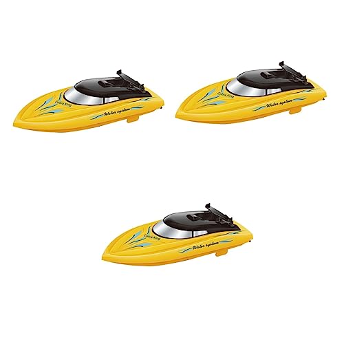 BESTonZON 3St RC-Boot outdoorspielzeug Outdoor Spielzeug Wasserspielzeug rc Boats ferngesteuertes Boot Spielzeuge Bootsspielzeug RC-Schiff schnelle Geschwindigkeit Hochgeschwindigkeitsboot von BESTonZON