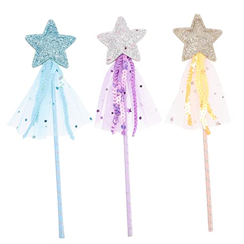 BESTonZON 3St Zauberstab halllowen heeloween kinderkostüme The kinderparty Zauberin + Partygeschenke für Mädchen Zauberstäbe Feenstab für Mädchen Katzenstock Kostümzubehör Plastik BESTonZON 3St Zauberstab halllowen heeloween kinderkostüme The kinderparty Zauberin + Partygeschenke für Mädchen Zauberstäbe Feenstab für Mädchen Katzenstock Kostümzubehör Plastik von BESTonZON