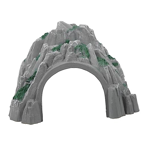 BESTonZON 3St künstliche Felsenhöhle DIY Simulation Zugtunnel Spielzeug Tischdekoration Höhlenmodell selber Bauen Modell eines Eisenbahntunnels hölzern vorgeben Polarexpress Zubehör Kind von BESTonZON