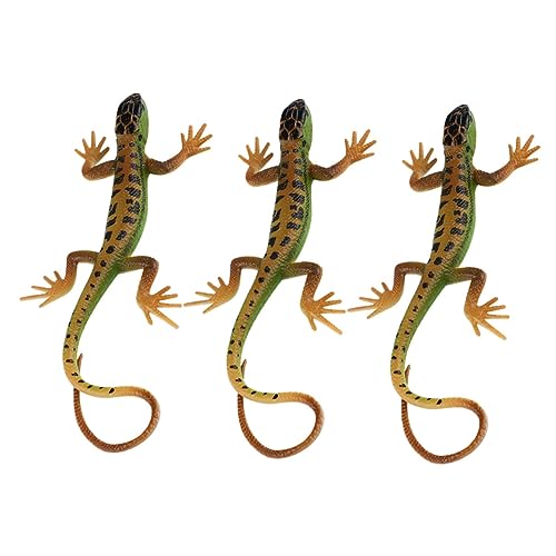 BESTonZON 3St lebensechte Simulation von Tierfiguren Eidechsenskulptur Gecko-Figuren für kinderspielzeug Eidechsenmodell gefälschte Eidechsenfiguren Plastik BESTonZON 3St lebensechte Simulation von Tierfiguren Eidechsenskulptur Gecko-Figuren für kinderspielzeug Eidechsenmodell gefälschte Eidechsenfiguren Plastik von BESTonZON
