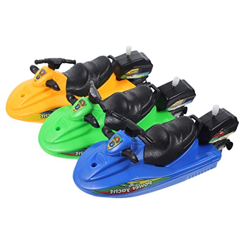 BESTonZON 3 Stücke Kinder Badeboot Spielzeug Aufzieh-motorboot Für Schwimmbad Badespielzeug Boot Kleinkindbad Zufällige Farbe BESTonZON 3 Stücke Kinder Badeboot Spielzeug Aufzieh-motorboot Für Schwimmbad Badespielzeug Boot Kleinkindbad Zufällige Farbe von BESTonZON