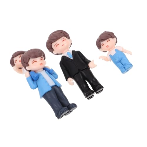BESTonZON 3pcs Mikro-landschafts-puppenornamente Sohn Gegenwärtig Papa Desktop Menschen Skulptur Vater Statue Figur Harz BESTonZON 3pcs Mikro-landschafts-puppenornamente Sohn Gegenwärtig Papa Desktop Menschen Skulptur Vater Statue Figur Harz von BESTonZON