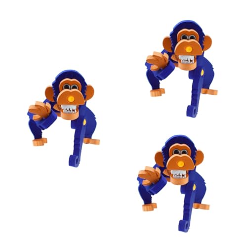 BESTonZON 3st Affen-Puzzle Für Rätsel Schimpansen Spielzeug Tierspielzeug Lernspielzeug Erwachsener Schaumbausteine Kind Lehrreich Affenfiguren Schaumpuzzle Puzzle-Spielzeug Gebaut 3D von BESTonZON