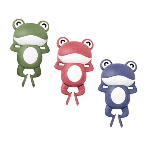 BESTonZON 3st Aufziehbarer Frosch Schwimmbad Badewanne Badespielzeug Für Kleinkinder Cartoon-Tier- Cartoon- Cartoon-uhrwerk-Frosch Plastik BESTonZON 3st Aufziehbarer Frosch Schwimmbad Badewanne Badespielzeug Für Kleinkinder Cartoon-Tier- Cartoon- Cartoon-uhrwerk-Frosch Plastik von BESTonZON