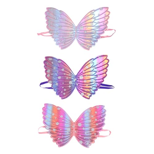 BESTonZON 3st Engel Schmetterlingsflügel Mädchen Fee Kinderkostüm Einhornspielzeug Für Mädchen Halloween-kostüme Für Engelsflügel Märchenkostüm Kinderspielzeug Stoff BESTonZON 3st Engel Schmetterlingsflügel Mädchen Fee Kinderkostüm Einhornspielzeug Für Mädchen Halloween-kostüme Für Engelsflügel Märchenkostüm Kinderspielzeug Stoff von BESTonZON