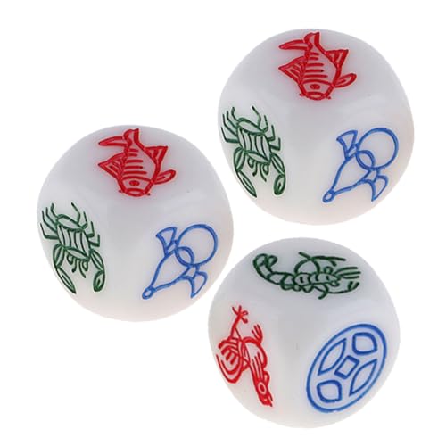 BESTonZON 3st Facettenreiche Würfel Vintage Würfel Würfel- Partyzubehör Requisiten Für Party-brettspiele Mehrseitige Würfel Spielstütze Quadratische Eckwürfel Partyspielzubehör Harz BESTonZON 3st Facettenreiche Würfel Vintage Würfel Würfel- Partyzubehör Requisiten Für Party-brettspiele Mehrseitige Würfel Spielstütze Quadratische Eckwürfel Partyspielzubehör Harz von BESTonZON