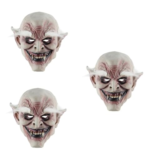 BESTonZON 3st Halloween-maske Erwachsenenmaske Masken Maske Für Halloween Horror-zombie-maske Neuheitsmaske Ostern Horrormaske Maske Für Erwachsene Halloweenmaske Geistermaske von BESTonZON