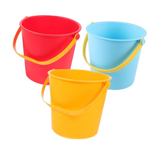 BESTonZON 3st Kinderspielzeug-schneeeimer Schwimmbad Strand Wasser Kleiner Eimer Sandeimer Eimer Tragbarer Sandeimer Leichte Eimer Outdoor-Eimer Sandwanne Sandspieleimer Pp BESTonZON 3st Kinderspielzeug-schneeeimer Schwimmbad Strand Wasser Kleiner Eimer Sandeimer Eimer Tragbarer Sandeimer Leichte Eimer Outdoor-Eimer Sandwanne Sandspieleimer Pp von BESTonZON