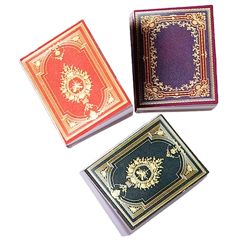 BESTonZON Erstellen Sie Bezaubernde 3-teilige Miniaturbücher Mini-buchmodelle Puppenhaus-Dekoration Mini-arbeitszimmer-zubehör BESTonZON Erstellen Sie Bezaubernde 3-teilige Miniaturbücher Mini-buchmodelle Puppenhaus-Dekoration Mini-arbeitszimmer-zubehör von BESTonZON