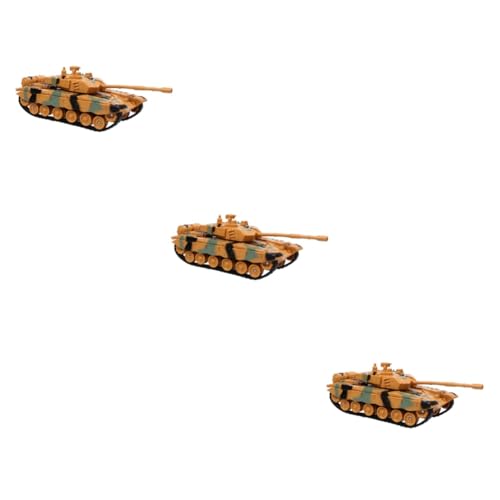 BESTonZON 3St Panzermodell Militärspielzeug Spielzeug militärische Spielzeugpanzer für Kinder RC-Spielzeug Modelle Autos Spielzeug militärisches Panzerspielzeug Modell Panzer LKW von BESTonZON