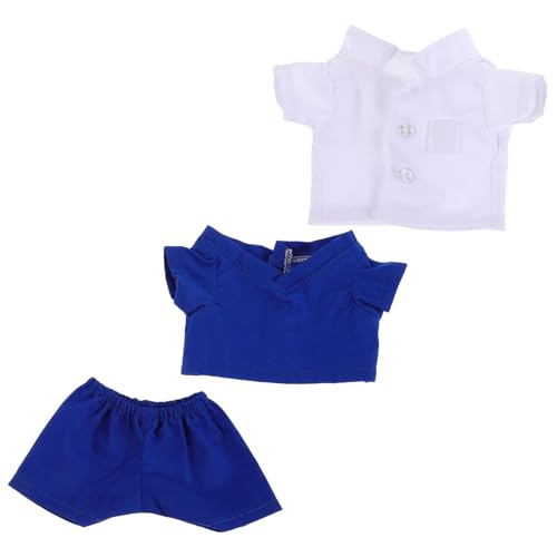 BESTonZON Süßes Babypuppen-arztkostüm 3-teiliges Set Weicher Stoff Puppenkleidungszubehör Plüschpuppen-garderobenspielzeug BESTonZON Süßes Babypuppen-arztkostüm 3-teiliges Set Weicher Stoff Puppenkleidungszubehör Plüschpuppen-garderobenspielzeug von BESTonZON