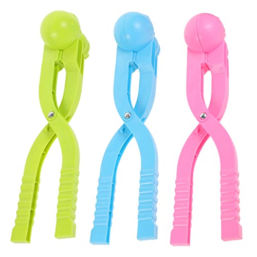 BESTonZON 3st Schneeball-Clip Winter-schneeballklemmen Werkzeug Zur Schneeballherstellung Schneeballmaschine Aus Kunststoff Schneemann-Hersteller Schneefeld Winterspielzeug Plastik BESTonZON 3st Schneeball-Clip Winter-schneeballklemmen Werkzeug Zur Schneeballherstellung Schneeballmaschine Aus Kunststoff Schneemann-Hersteller Schneefeld Winterspielzeug Plastik von BESTonZON