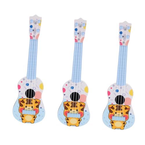 BESTonZON 3St Ukulele Spielzeug kinderinstrumente Kinder musikinstrumente Musikspielzeug für Kinder Kunststoff-Ukulele Spielzeuge Kinderspielzeug Musikinstrument für Kinder Plastikinstrument von BESTonZON