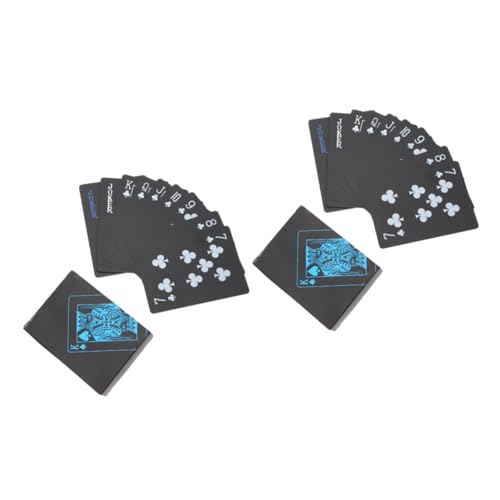 BESTonZON 4 Kisten Pokertisch Spielkarneval Spielkarten Kartenspielen unterhaltungsspiele Campingzubehör Geschenke Tischspielzeug lustiges Spiel Schreibtisch Schachbrett Deck Plastik von BESTonZON