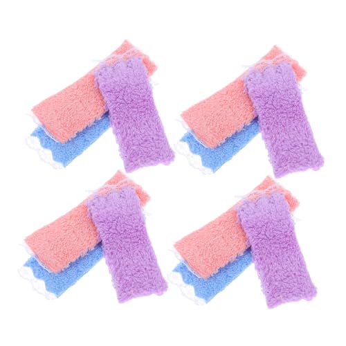 BESTonZON 4 Sätze Maßstab Spitzenhandtücher Stoff Dollhaus Badezimmer Zubehör Kinderspielzeug Rollenspiel Dekoration BESTonZON 4 Sätze Maßstab Spitzenhandtücher Stoff Dollhaus Badezimmer Zubehör Kinderspielzeug Rollenspiel Dekoration von BESTonZON