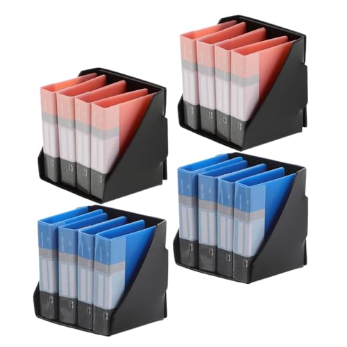 BESTonZON 4 Sätze Miniatur-aktenordner aus Kunststoff Mini Büro-Organizer für Puppenhaus Realistische Schreibtisch-Ordner Detailgetreue Mini-dokumentenmappe Puppenhaus Bürobedarf Zubehör BESTonZON 4 Sätze Miniatur-aktenordner aus Kunststoff Mini Büro-Organizer für Puppenhaus Realistische Schreibtisch-Ordner Detailgetreue Mini-dokumentenmappe Puppenhaus Bürobedarf Zubehör von BESTonZON