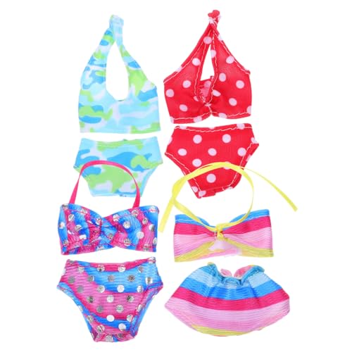 BESTonZON 4 Sets Puppenkleidung Badeanzug Mädchen Puppen Bikini Accessoires Kleidung Mini Outfit Für Urlaub Und Fotografie BESTonZON 4 Sets Puppenkleidung Badeanzug Mädchen Puppen Bikini Accessoires Kleidung Mini Outfit Für Urlaub Und Fotografie von BESTonZON