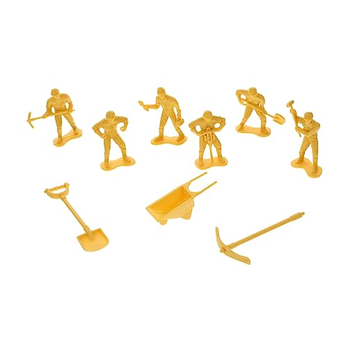 BESTonZON 4 Sets Simulation Engineering Suite Mini Kinderspielzeug Mini Engineering Modell Miniaturfiguren Mikro Landschaftsbau Mini Menschenmodelle Figuren Modell Kunststoff Gelb BESTonZON 4 Sets Simulation Engineering Suite Mini Kinderspielzeug Mini Engineering Modell Miniaturfiguren Mikro Landschaftsbau Mini Menschenmodelle Figuren Modell Kunststoff Gelb von BESTonZON