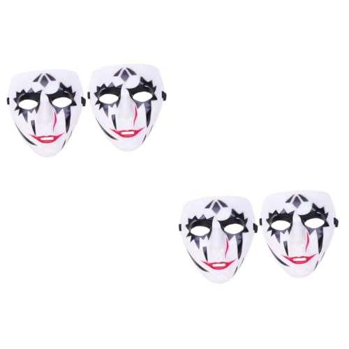BESTonZON 4 Stck. Todes Maske Maskerade Geist Beängstigend Gesichts- Halloween-gesichtsmaske Halloween-foto-requisiten Maske Für Tänzer BESTonZON 4 Stck. Todes Maske Maskerade Geist Beängstigend Gesichts- Halloween-gesichtsmaske Halloween-foto-requisiten Maske Für Tänzer von BESTonZON