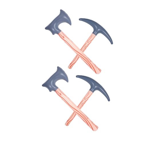 BESTonZON 4 Stück Aufblasbare Abenteuer Axt Realistische Halloween Requisite Leichtes Sicher Wiederverwendbar für Kostüm Party Theater Rollenspiele BESTonZON 4 Stück Aufblasbare Abenteuer Axt Realistische Halloween Requisite Leichtes Sicher Wiederverwendbar für Kostüm Party Theater Rollenspiele von BESTonZON