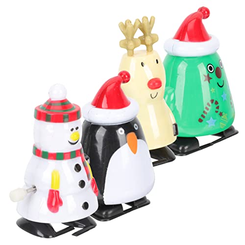 BESTonZON 4 Stück Aufzieh Stuffer Figuren Kreatives Aufziehspielzeug Uhrwerk Für Für Weihnachtsfeiern Desktop- Zum Aufziehen Plastik BESTonZON 4 Stück Aufzieh Stuffer Figuren Kreatives Aufziehspielzeug Uhrwerk Für Für Weihnachtsfeiern Desktop- Zum Aufziehen Plastik von BESTonZON