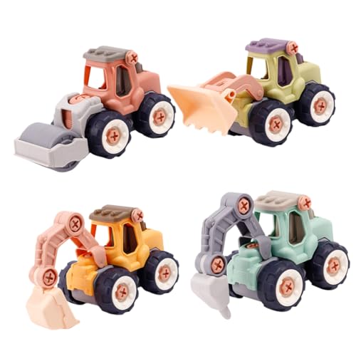 BESTonZON 4 Stück Baufahrzeug kinderspielzeug für Fahrzeugspielzeug Auto Set Kranwagen Spielzeugautos DIY-Auto für den Strand Plastik BESTonZON 4 Stück Baufahrzeug kinderspielzeug für Fahrzeugspielzeug Auto Set Kranwagen Spielzeugautos DIY-Auto für den Strand Plastik von BESTonZON