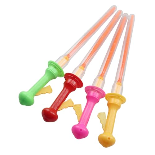 BESTonZON 4 Stück Seifenblasenschwert-Spielzeug Kinderspielzeug Seifenblasenstäbe Seifenblasengebläse Für Kinder Outdoor-Aktivitäten Versorgung Von Kinder-Seifenblasengebläse von BESTonZON