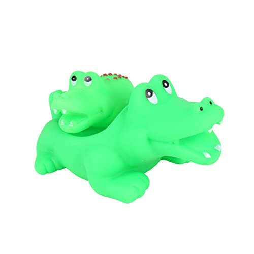 BESTonZON 4 Stück Cartoon-Krokodil Kinder wasserspielzeug Badespielzeug für Babys Tierspielzeug für Kinder Badespielzeug für Kleinkinder Babywanne Babybadewanne Cartoon-Tierspielzeug Puzzle von BESTonZON