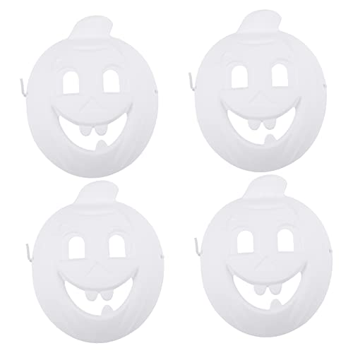 BESTonZON 4 Stück Diy Weiße Papiermaske für Halloween Masken zum Ausmalen Kreative Bastelmasken für Malerische Aktivitäten und Eltern Junge Mädchen Projekte BESTonZON 4 Stück Diy Weiße Papiermaske für Halloween Masken zum Ausmalen Kreative Bastelmasken für Malerische Aktivitäten und Eltern Junge Mädchen Projekte von BESTonZON